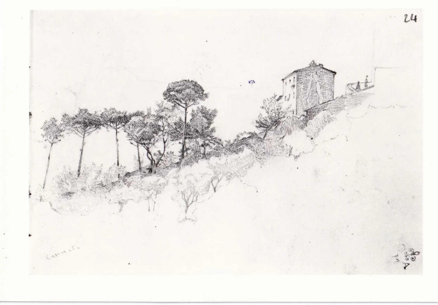 Veduta del paese di Canneto - Gallerie degli Uffizi, Firenze